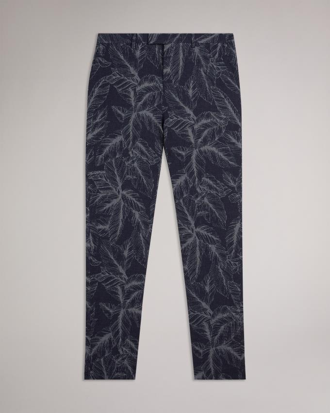 Pantalon Ted Baker Leaf Suit Bleu Marine Homme | ILO-14504525